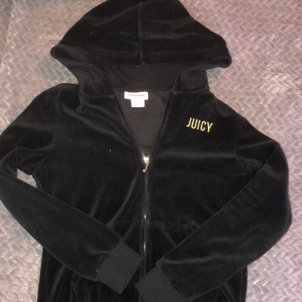 Juicy couture zip up velour jump suit